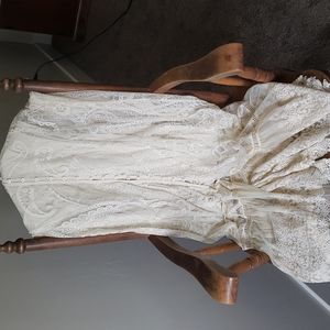 Torrid, plus size 0, cream dress